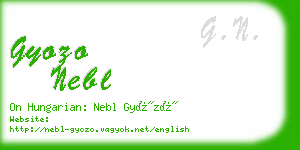 gyozo nebl business card